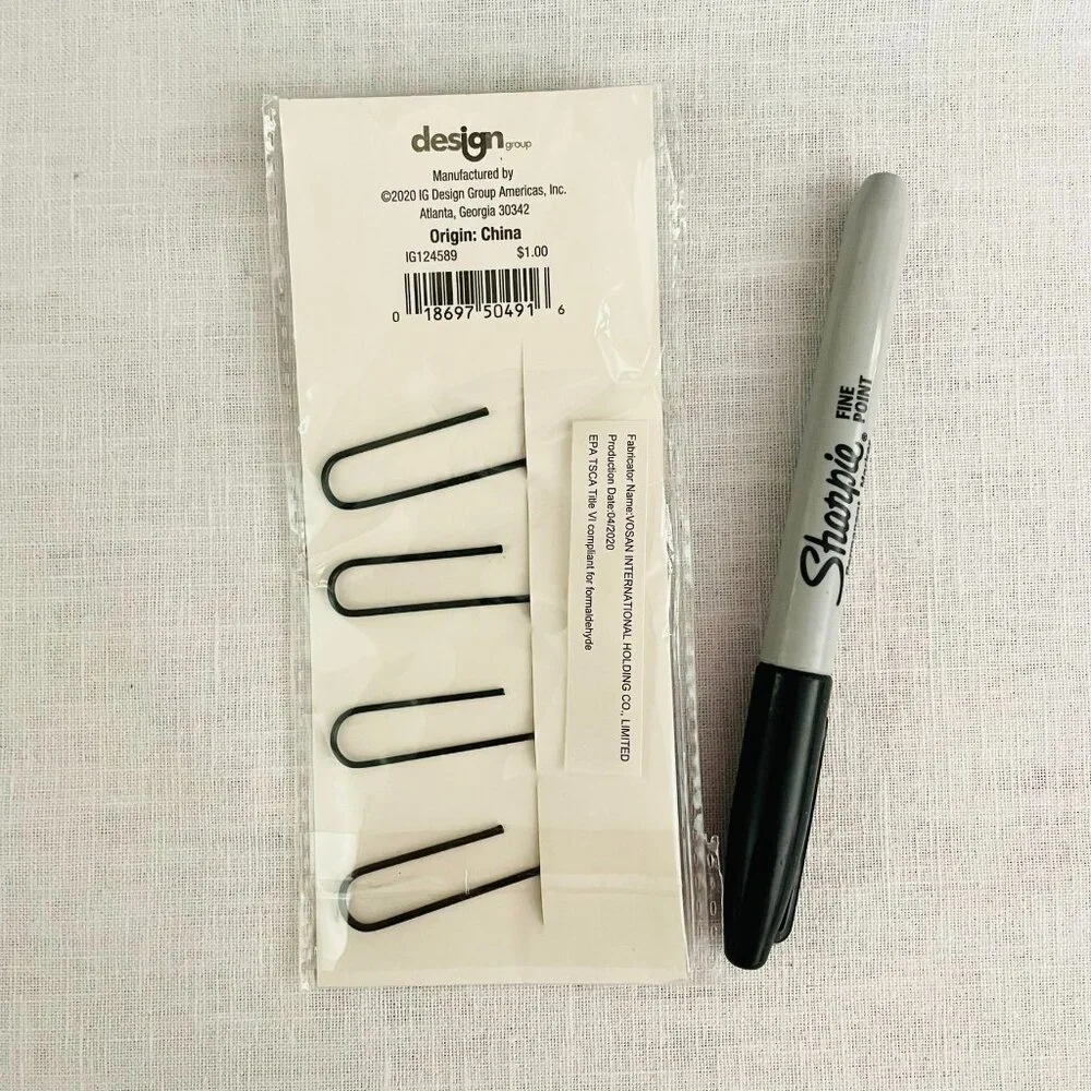 Mark Your Cup And Drink Up Cup Holder With Sharpie and Decorative Clips